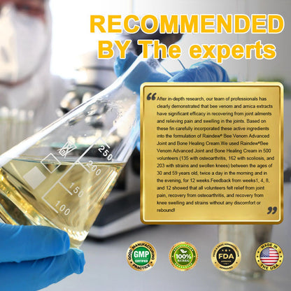 Mayo Clinic recommends👨‍⚕️: Bee Venom Advanced Joint and Bone Healing Cream