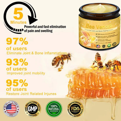Mayo Clinic recommends👨‍⚕️: Bee Venom Advanced Joint and Bone Healing Cream