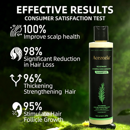 Acezozla® Rosemary Shampoo | Hair Growth & Anti-Dandruff Scalp Treatment