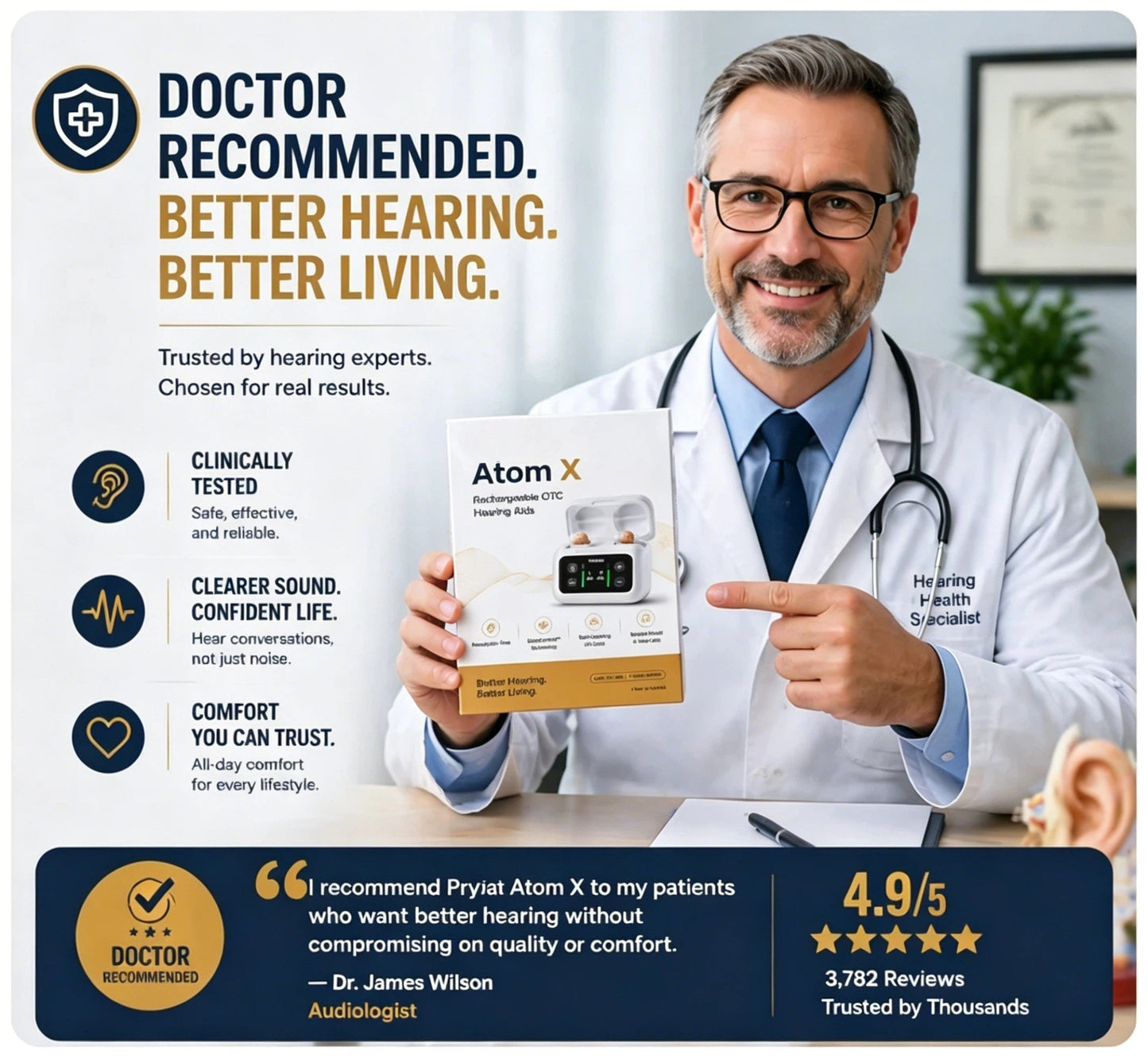 🔥 Today Only! Atom X Smart Hearing Aids — Hear Clearly, Feel Confident Again 💖