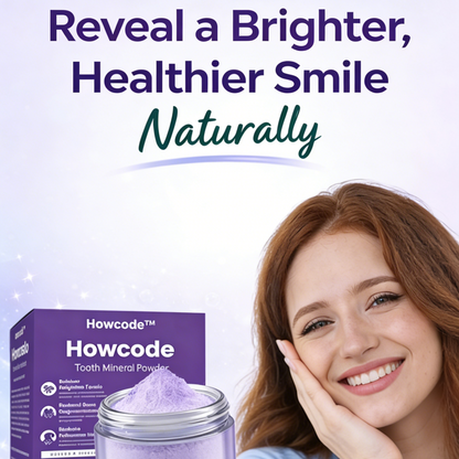 ✨ Howcode™ PearlyGlo Tooth Mineral Powder