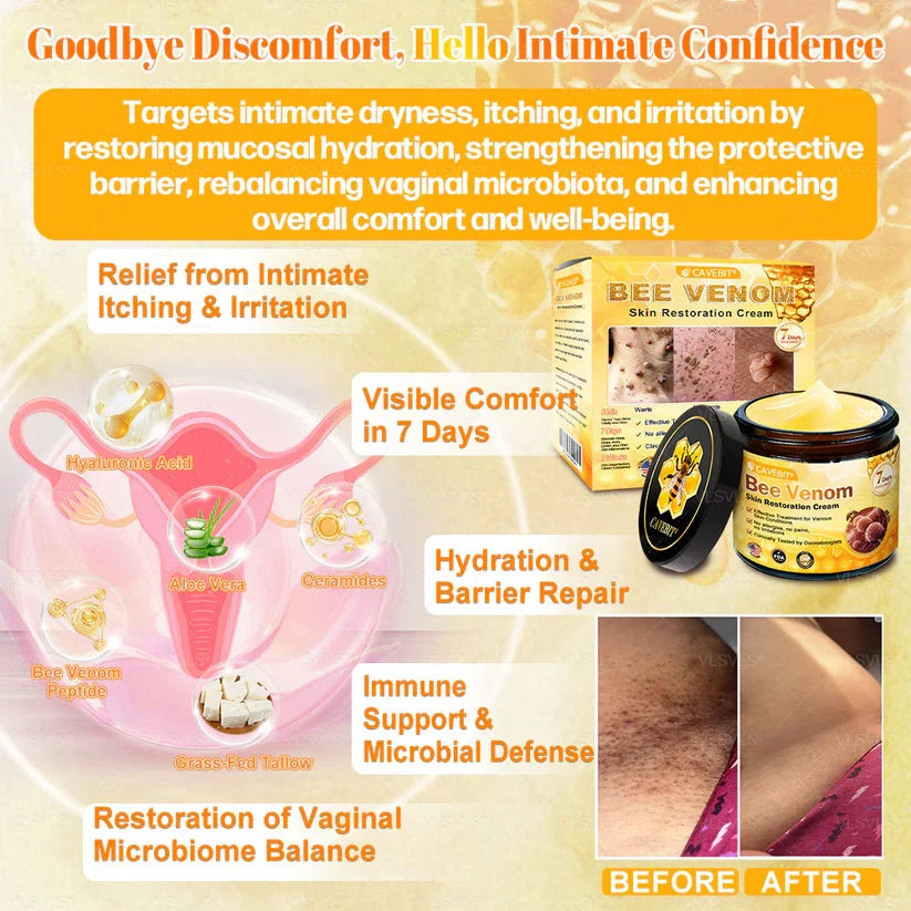 💐 Cavebit® Bee Venom Cream – Fast Skin Repair | Made in USA | 80% OFF!