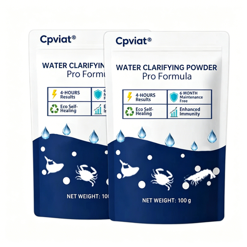 🌟 Official Store |⏱️ Crystal Clear in 24 Hours! | Cpviat®Water Clarifying Powder